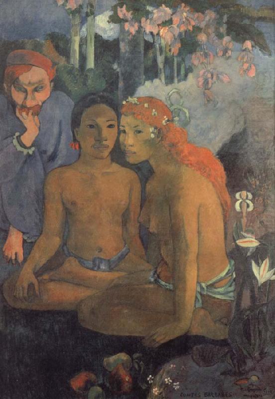Paul Gauguin Contes Barbares china oil painting image